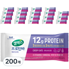 셀렉스 프로틴바 베리오트, 50g, 200개