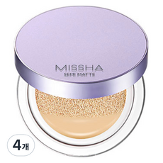 미샤 레이어링 핏 쿠션 매트 14g, 23호 샌드, 4개