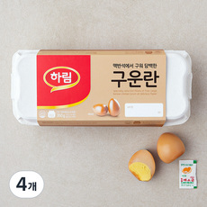 하림 맥반석에서 구워 담백한 구운란 350g, 4개, 10구