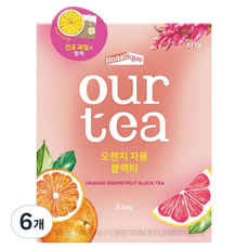 쟈뎅 로스티크 아워티 오렌지 자몽 블랙티, 18.9g, 8개입, 6개