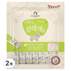 참좋은간식 강아지 설레개2 짜먹는 간식, 닭고기, 105g, 2개 닭고기, 105g, 2개