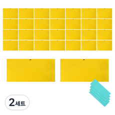마켓플랜 크롭 초강력 해충 끈끈이 트랩 30p 세트 20 x 10 cm, 2세트