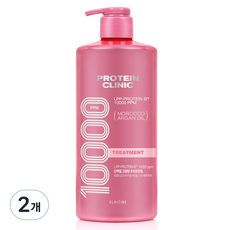 엘라스틴 프로틴 클리닉 10000 고영양 단백질 트리트먼트 피치블로썸향, 2개, 1L