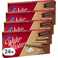 Time Wafer Master Roll 卡布奇諾風味奶油, 65g, 24個