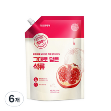 천호엔케어 그대로 담은 석류 착즙 원액, 1kg, 6개