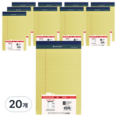 OXFORD Plus系列便條本 A5, 20個, 黃色, 50張
