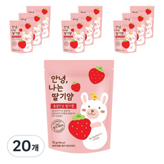 Nonghyup 你好我是草莓 冷凍乾燥草莓片, 20個, 12g