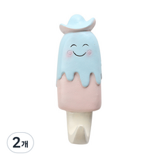 인테리어 다용도 벽 후크 소품걸이, 팝시클, 2개
