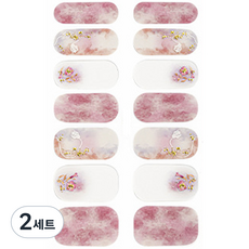 가이만 셀프 아트 네일스티커 세트, 2세트, ZX-3796