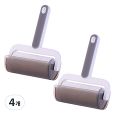 PEONIST 簡易滾筒除塵黏把 主體 白色, 4個