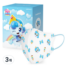 브리드케어 캐치티니핑 S4 마스크 아동용 소형 S, 샤샤핑, 3개, 25개입