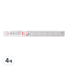 PROTECH 防滑方格尺 50cm, 混合顏色, 4個