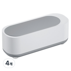 블루스타 KC인증 미니 전동 안경세척기, 화이트, 4개