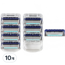 Onbiyu 吉列兼容 Premium Close 5 剃須刀刀片 Fusion Proglide, 10個, 4入