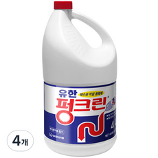 펑크린 배수구세정제, 4L, 4개