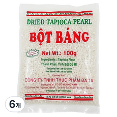 Soul Baekseo 咖啡廳營業用樹薯珍珠, 100g, 6個, 1入