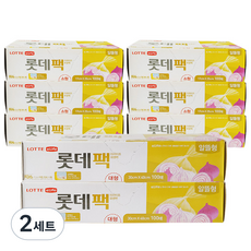 롯데라이프 위생팩 알뜰형 소 100매 x 6p + 대 100매 x 2p, 2세트