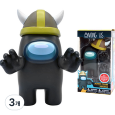 AMONG US 太空狼人殺 可動公仔 黑色, 3個