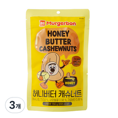 Murgerbon 蜂蜜奶油腰果, 3個, 160g