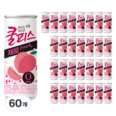 동원 쿨피스 제로 복숭아, 230ml, 60개