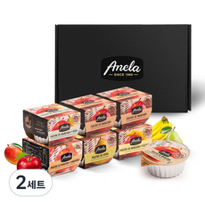 아넬라 생과일 퓨레 베스트셀러 6팩 선물세트, 사과, 바나나, 당근, 배, 사과배, 2세트