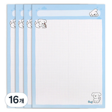 Recoz LILI&COCO 方格筆記本 A4, STUDY COCO, 16個