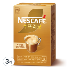 네스카페 수프리모 골드마일드 커피믹스, 11.9g, 110개입, 3개