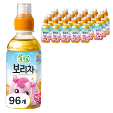 웅진 캐치 티니핑 유기농 보리차, 200ml, 96개