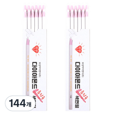 보성아이엔디 다이아몬드 유리용 색연필 백색, 1색, 144개