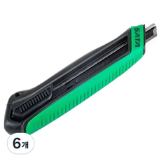 사타 컷터칼 소 9mm 93481, 6개