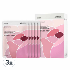 TTM 提提研 超活萃玫瑰潤澤面膜 30ml, 5片, 3盒