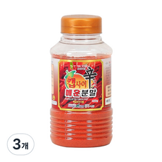 첫맛 캡사이신 분말 가루, 3개, 400g