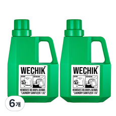 wechik 衣物柔軟精, 1.5L, 6個