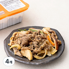 비움반찬 데우기만 하면 되는 버섯 소불고기, 300g, 4개