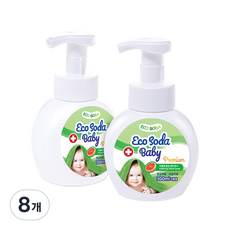 Eco Soda 洗手慕斯, 葡萄柚香味, 8瓶, 300ml