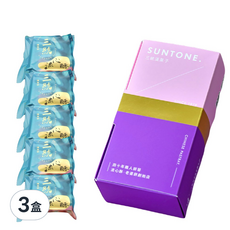 三統漢菓子 流心酥 鹹蛋黃鳳梨口味, 超香濃內餡, 酸甜土鳳梨餡, 綿密蛋黃流心, 5入/盒, 277g, 3盒