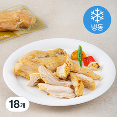 함께하닭 맛있는 스팀 헬스 닭가슴살 커리커리맛 (냉동), 100g, 1개입, 18개