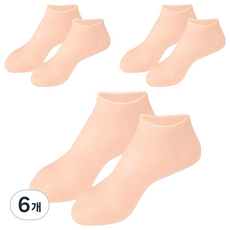 스테디얼 발 전체 커버 뒷꿈치 각질 보습 케어 스킨, 80g, 6개, 2개입