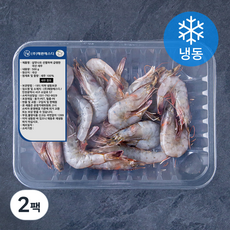 살맛나요 선별하여 급랭한 국산 새우 (냉동), 500g, 2팩