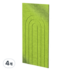 에드 고양이 다용도 긁힘 방지 스크래쳐 벽지, 타입20, 4개