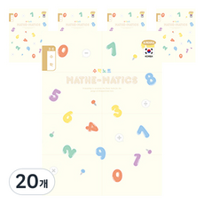 펜피아 1000 초등 3 6수학 제본노트, A옐로우, 20개