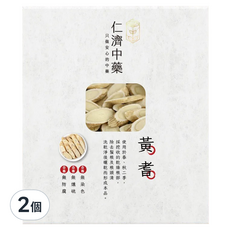 仁濟中藥 高品質黃耆, 無防腐, 無磺, 無染色, 300g, 2個