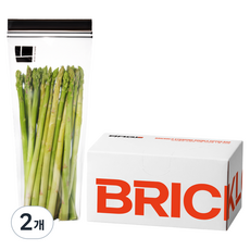 BRICKGLO 長形食材收納用 冷藏冷凍兩用 Bricklock 直立式雙層夾鏈袋 130 x 285 x 50 mm, 長形, 30入, 2個
