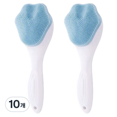 민아루 블랙헤드 딥클렌징 실리콘 브러쉬, 10개, 블루