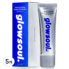 글로소울 글로우 업 카밍 쿨러 유브이 프로텍션 크림 SPF50+ PA++++, 50ml, 5개