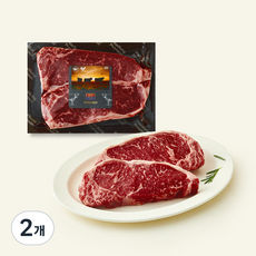 미국산 프라임 채끝 스테이크용 (냉장), 2개, 500g