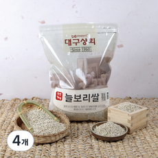 대구상회 국내산 늘보리쌀, 1kg, 4개