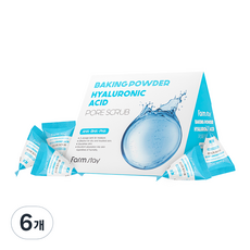 팜스테이 베이킹 파우더 히아루론산 포어 스크럽, 175g, 6개