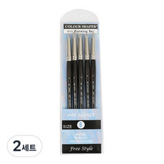 Art Secret 藝術家的秘密 300 S 矽膠橡膠刷具5件組, 6號, 2套