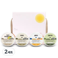 단심 건강차 4종 선물세트, 2세트, 작두콩차 10p + 우엉차 10p + 귤피차 10p + 모링가차 10p